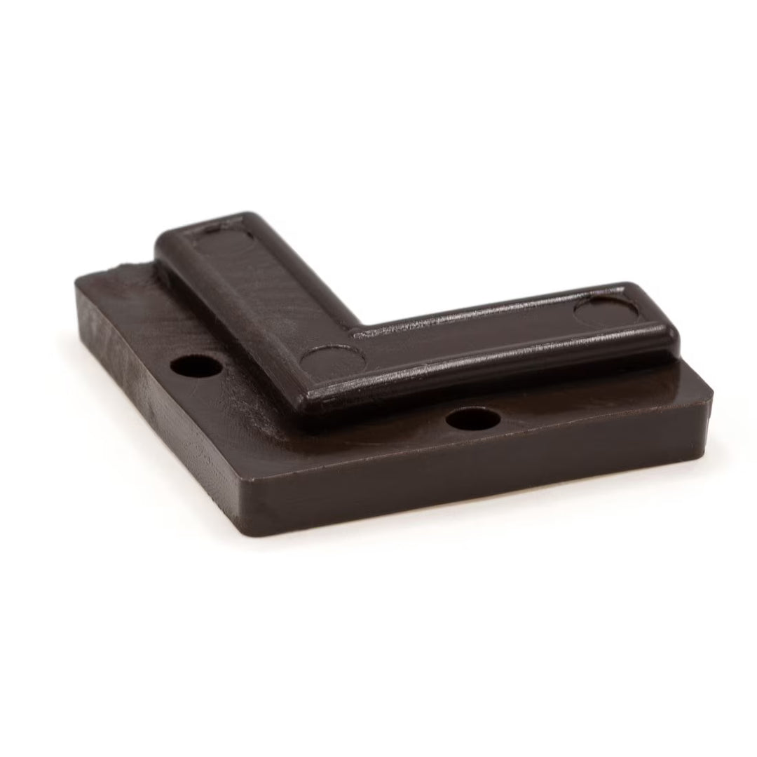Brown Corner Retaining Clip for Panels &amp; Cabinet Hardware