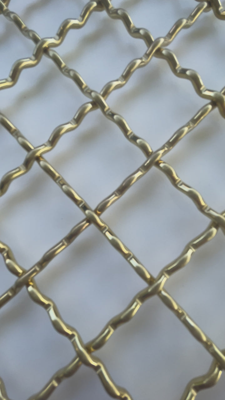 Wire Mesh Brass Architectural Woven Furniture and Creative Grille Mesh VB