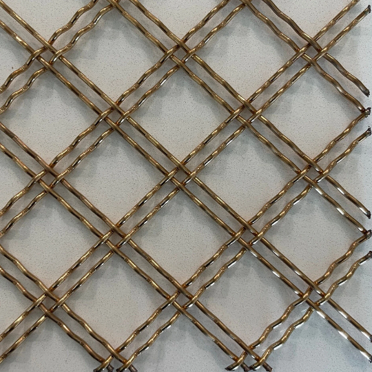 Wire Mesh Pure Brass Architectural Woven Furniture and Creative Grille Mesh - Purdy Hardware - Wire Mesh