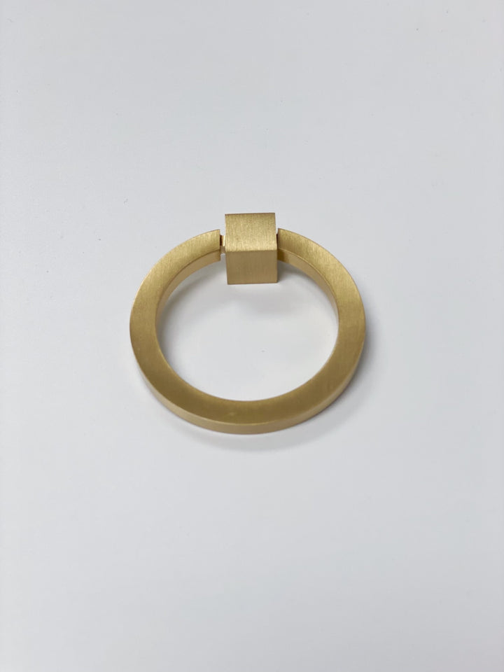 Brass Ring Pull "Alli" Drawer Cabinet Hardware - Purdy Hardware - 