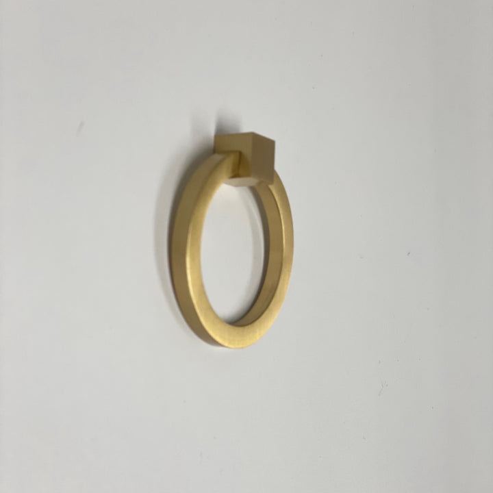 Brass Ring Pull "Alli" Drawer Cabinet Hardware - Purdy Hardware - 