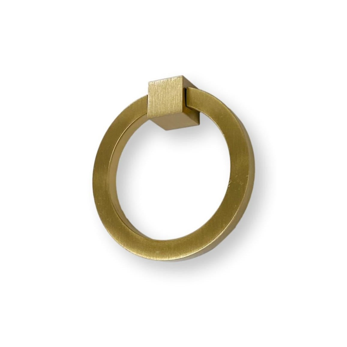Brass Ring Pull "Alli" Drawer Cabinet Hardware - Purdy Hardware - 