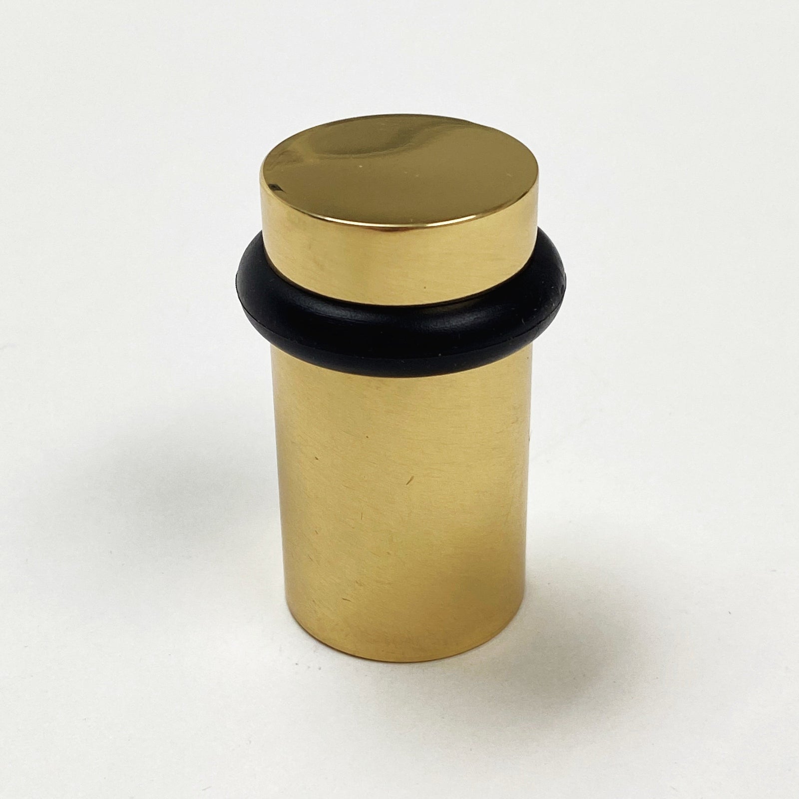 Polished Brass Solid Door Stopper for  Wall and Floor - Purdy Hardware - 