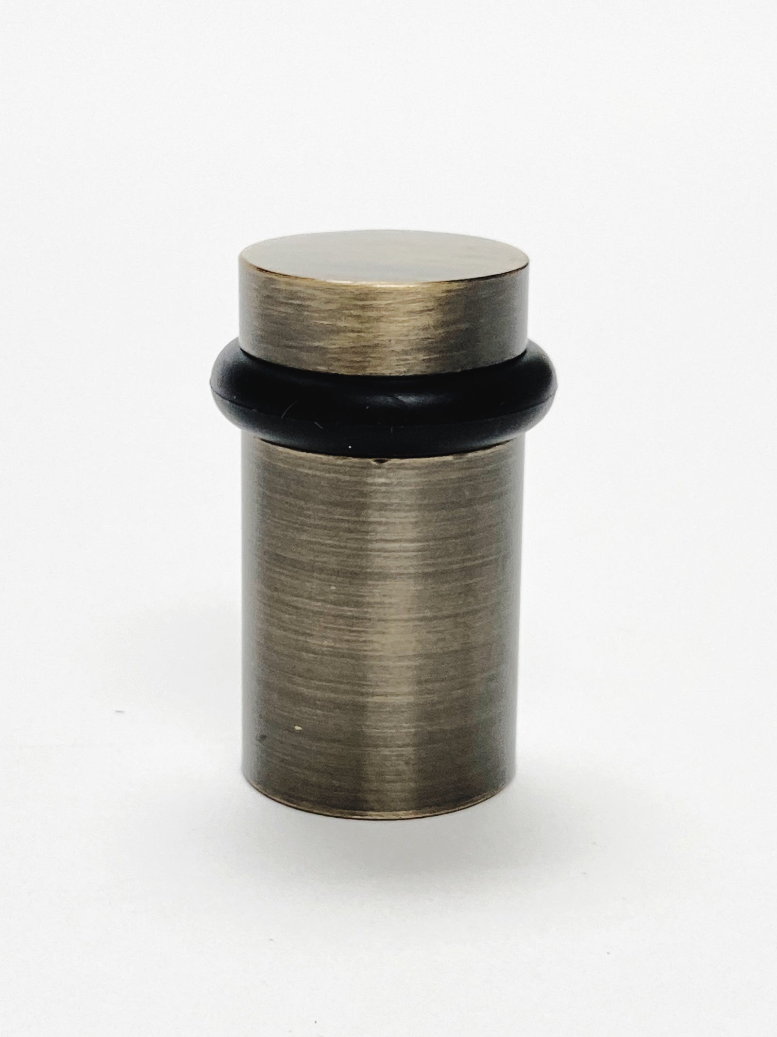 Antique Brass Solid Brass High Clearance Flat Top Floor & Wall Door Stop - Purdy Hardware - 