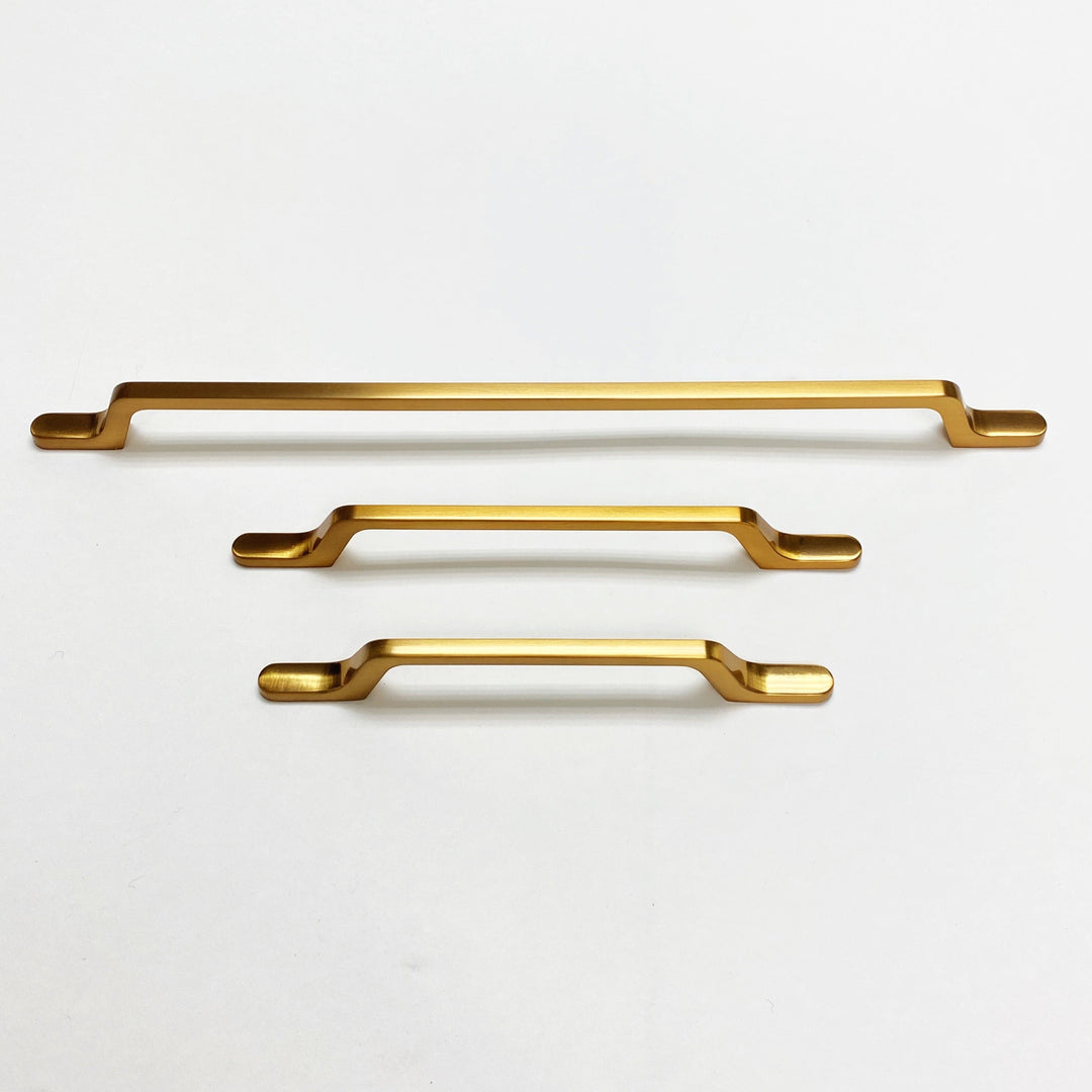 gold dresser pulls LBFEEL 2.5" Vintage Cabinet Pull Handle Brushed Brass Drawer Pull Handle Antique Knob Hardware (1, 2.5" Hole Centers) Overall length is measured from end to end of the pull Orbe Appliance Pull Handle |