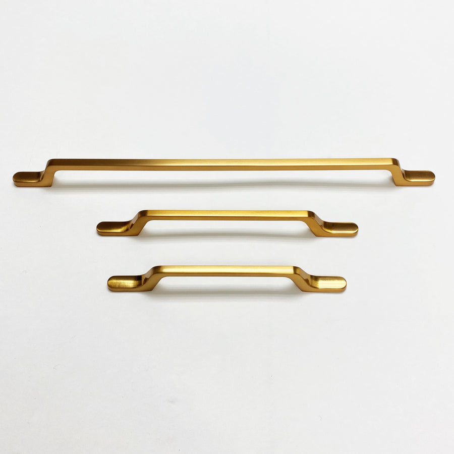 Old Gold Brush Style 52" Rectangular Drawer Pulls 12-5/8" Centers Pull Old Gold Brush Style 52" Rectangular Drawer Pulls 12-5/8" Centers Pull