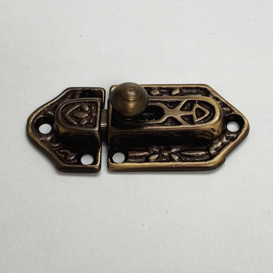 Antique Brass Victorian Latch - Purdy Hardware - 