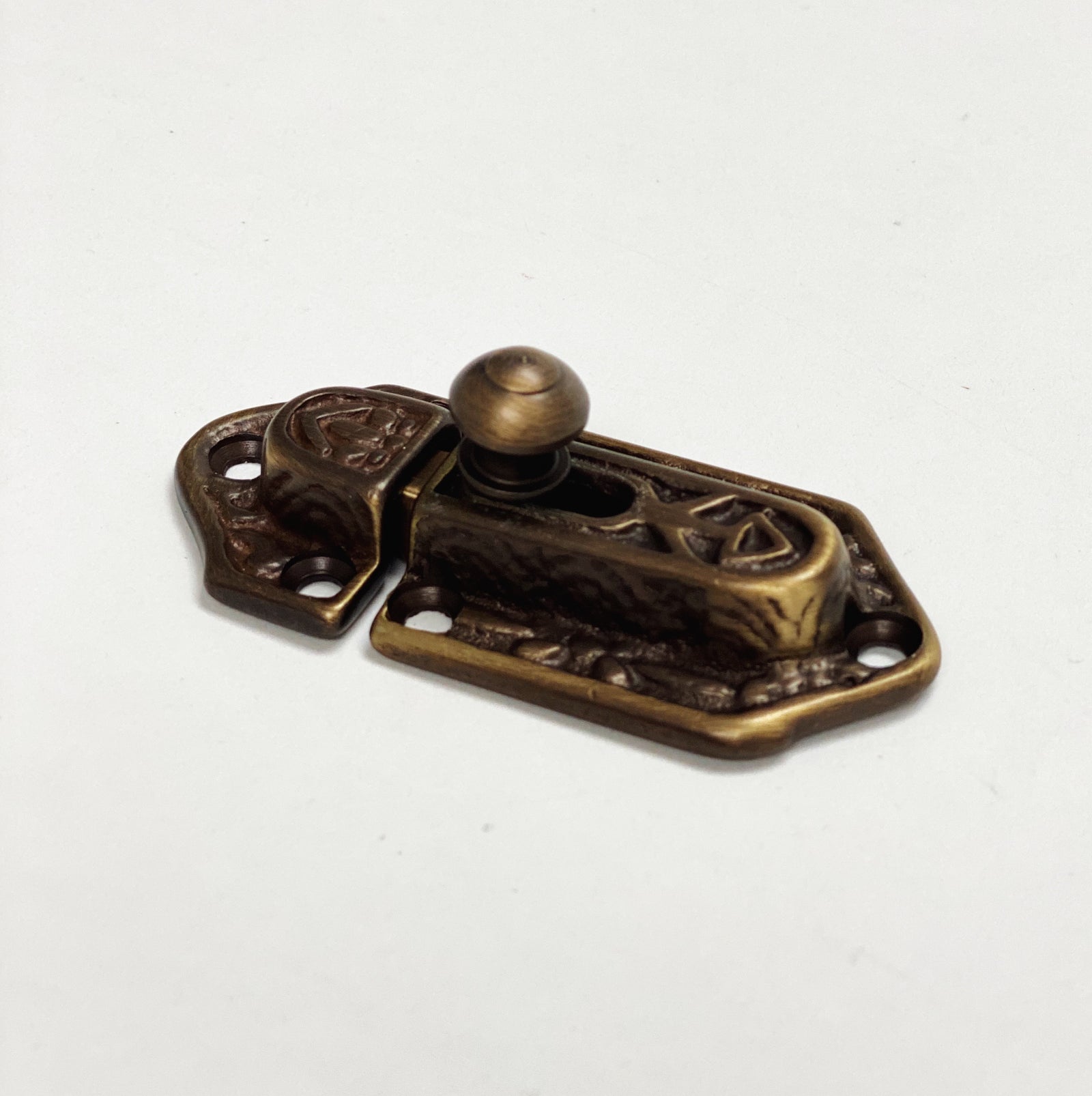 Antique Brass Victorian Latch - Purdy Hardware - 