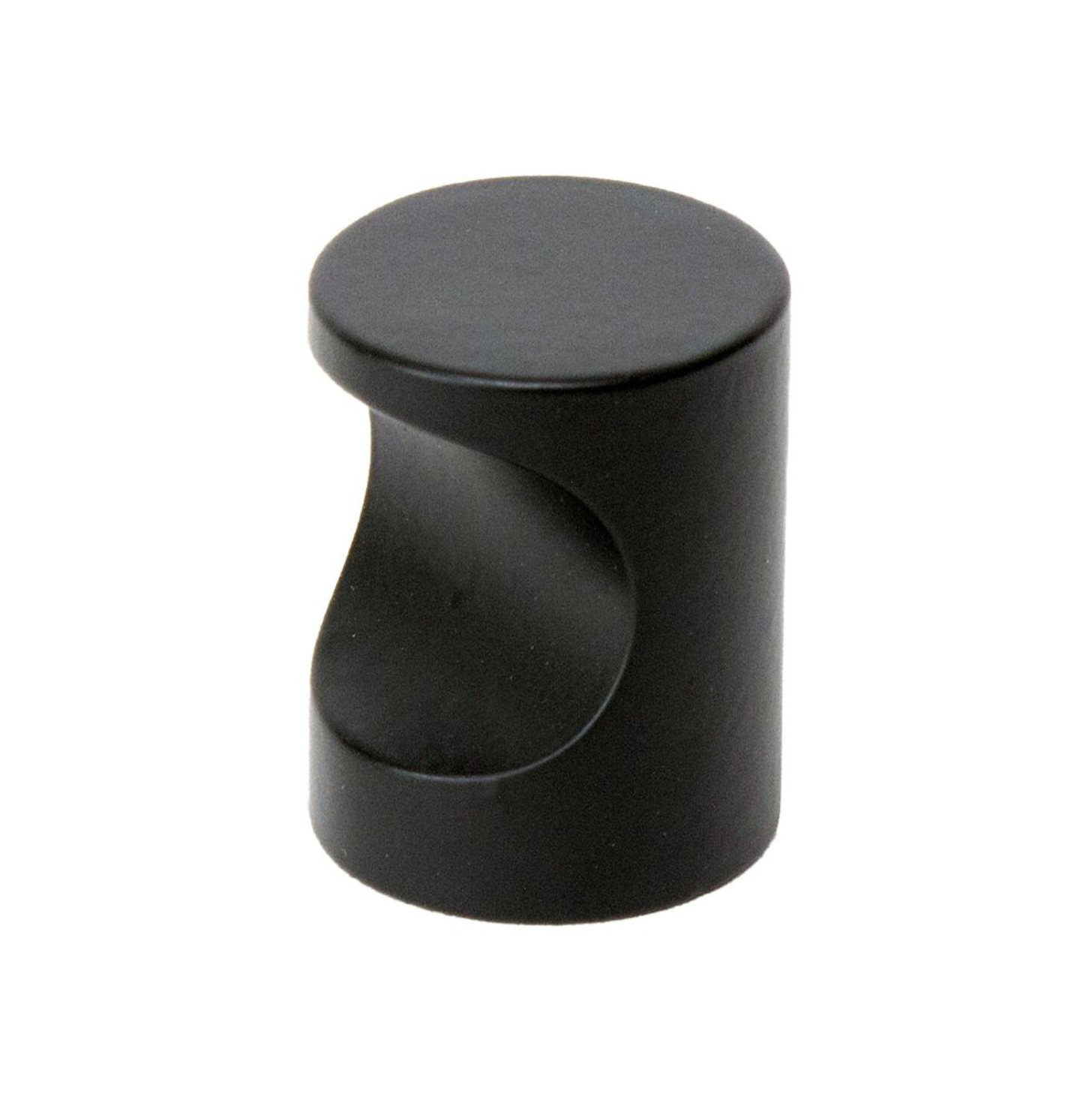 Whistle Black Modern Cabinet Drawer Knob