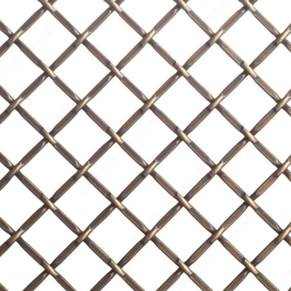 Wire Mesh Burnished Brass Architectural Woven  Furniture and Creative Grille Mesh - Purdy Hardware - Wire Mesh