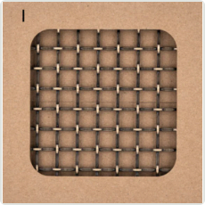 Wire Mesh Burnished Brass Architectural Woven  Furniture and Creative Grille Mesh - Purdy Hardware - Wire Mesh
