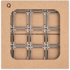 Wire Mesh Chrome Architectural Woven Furniture and Creative Grille Mesh - Purdy Hardware - Wire Mesh
