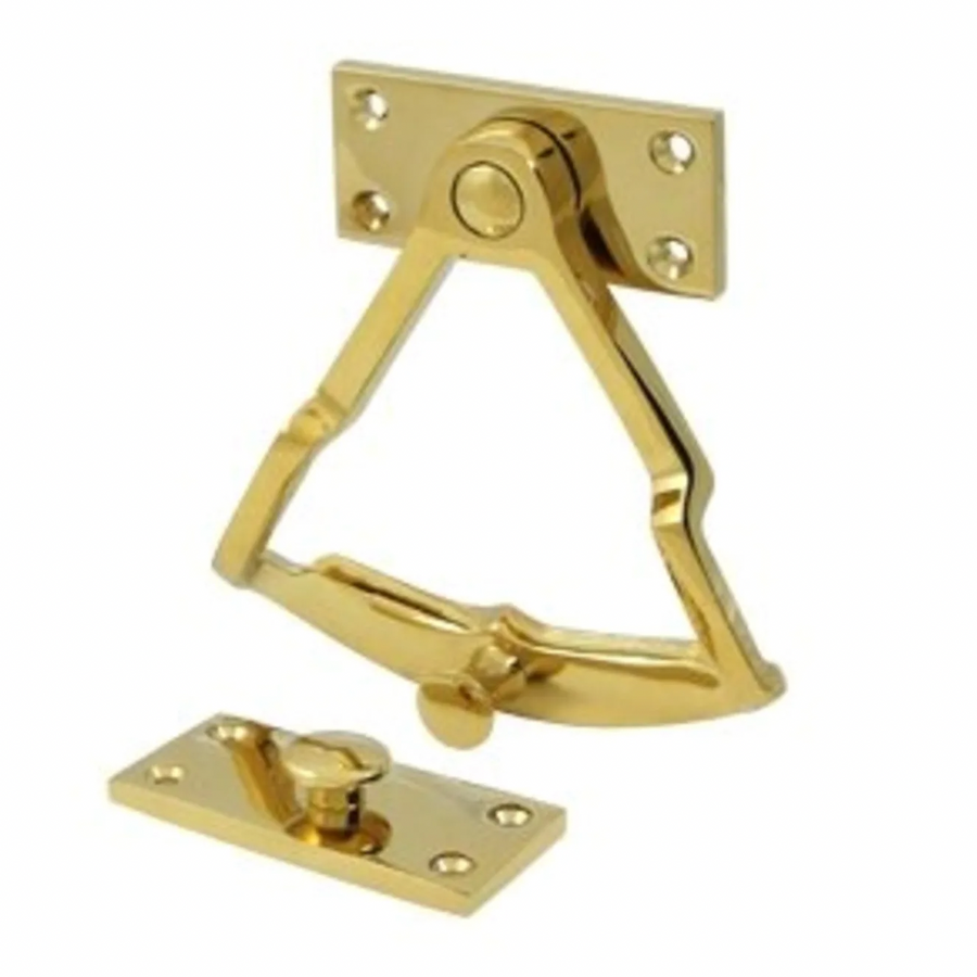 Dutch Door Quadrant Lock in Lacquered Polished Brass - Purdy Hardware - 