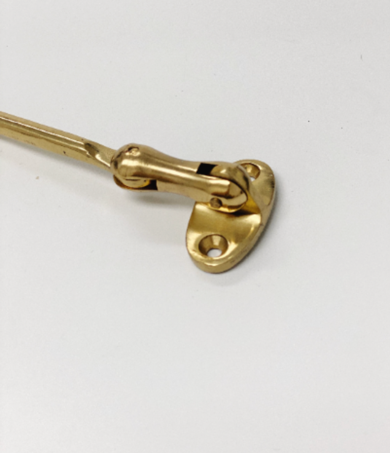 Solid Polished Brass 4 Hook and Eye Lock | Brass Door Accessories