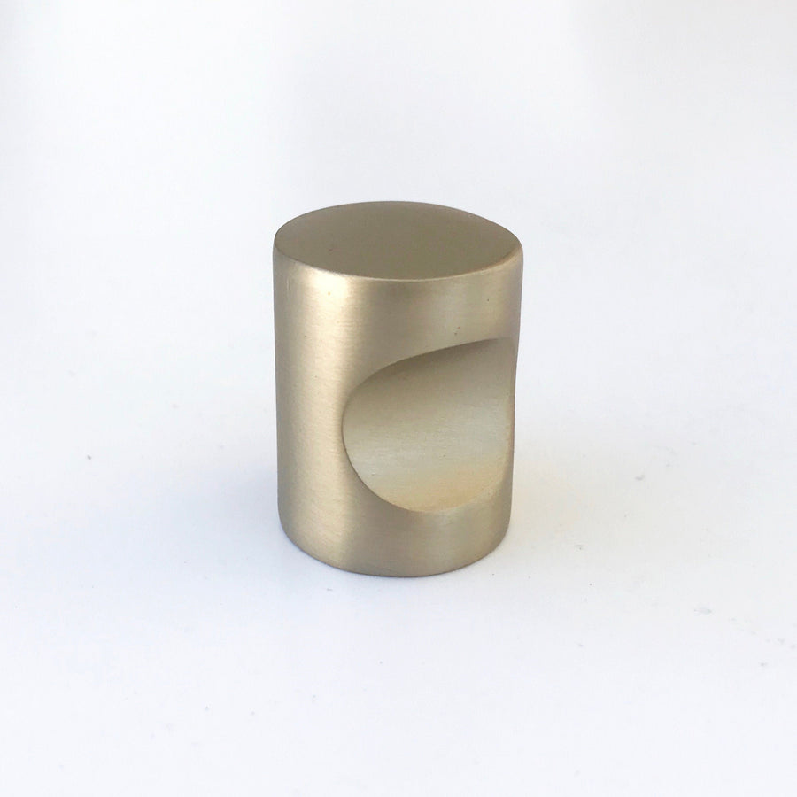 Whistle Champagne Bronze Cabinet Drawer Knob, Modern Cabinet Hardware Brass Hardware