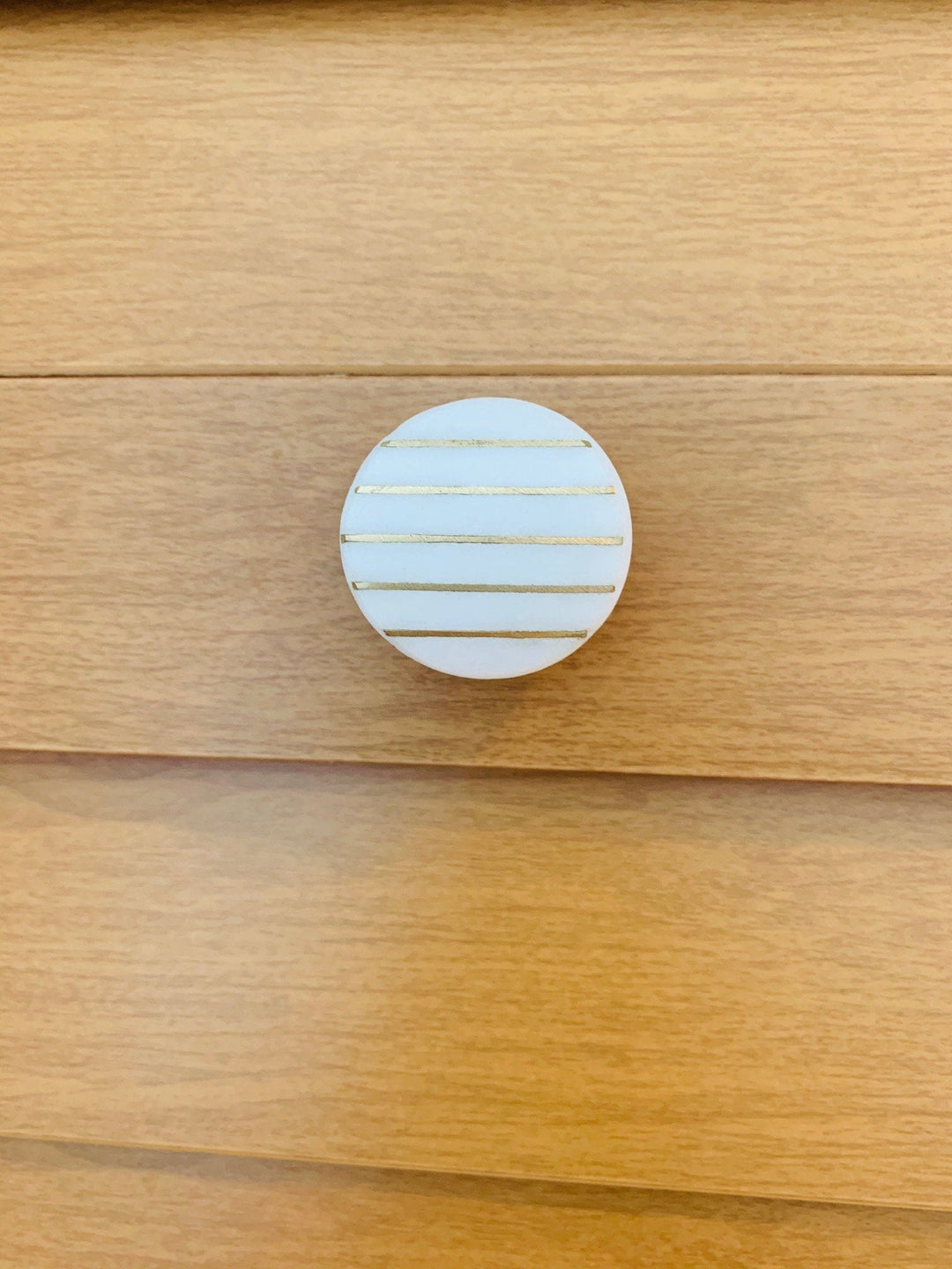 White Marble and Brass Stripes Drawer Cabinet Knob, Modern Cabinet Hardware Farmhouse Drawer Pul