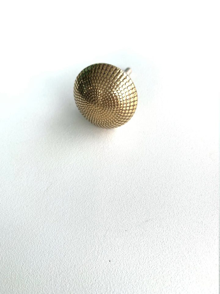 Round Brass Dotted Cabinet Knob Drawer Pull, Modern Cabinet Hardware Farmhouse Drawer Pull