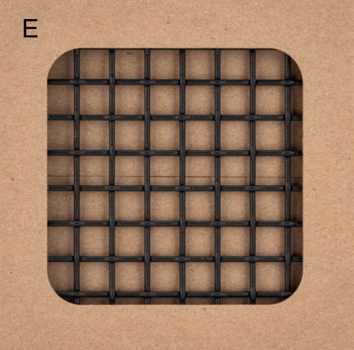 Wire Mesh Black Matte Architectural Woven Furniture and Creative Grille Mesh