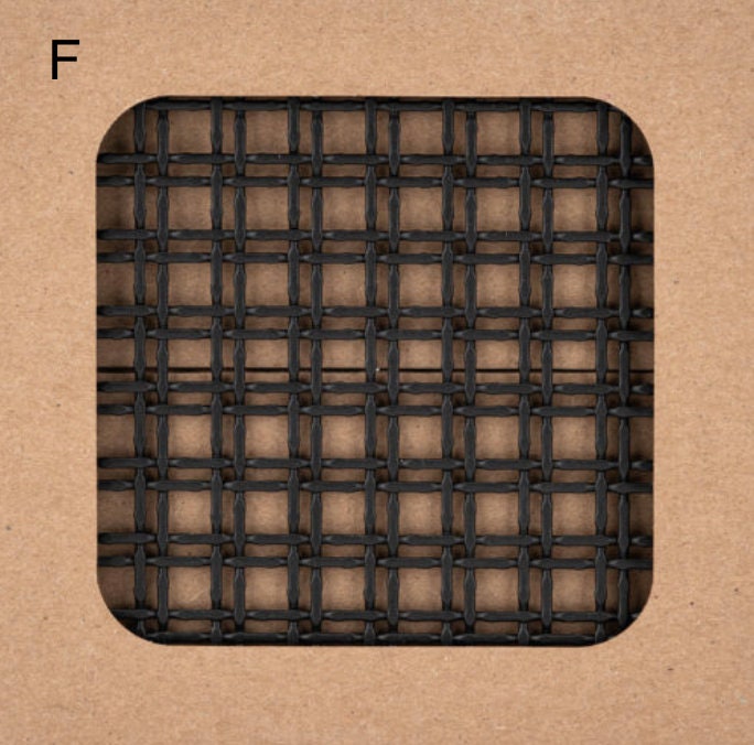 Wire Mesh Black Matte Architectural Woven Furniture and Creative Grille Mesh