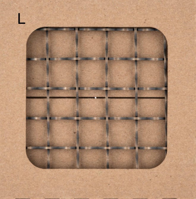 Wire Mesh Burnished Brass Architectural Woven  Furniture and Creative Grille Mesh