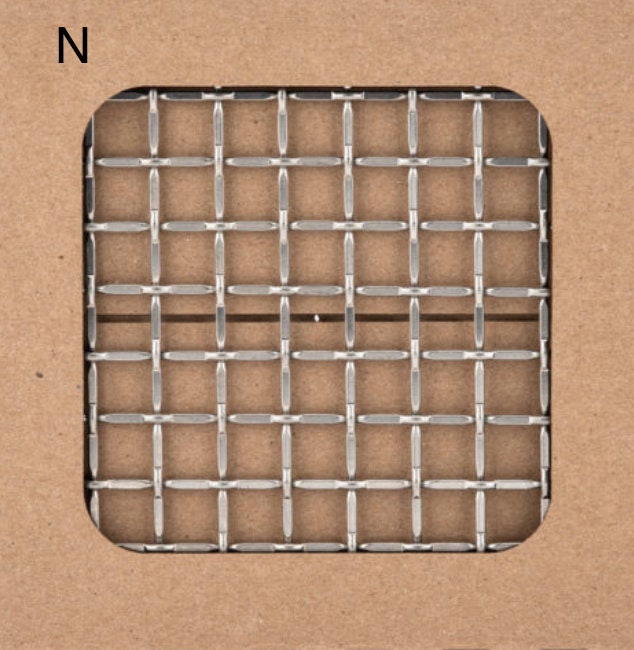 Wire Mesh Brushed Nickel Architectural Woven Furniture and Creative Grille Mesh