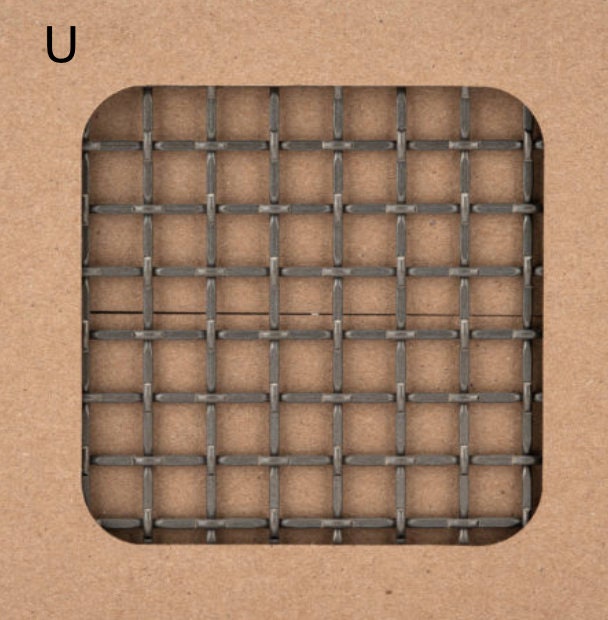 Wire Mesh Pewter Architectural Woven Furniture and Creative Grille Mesh