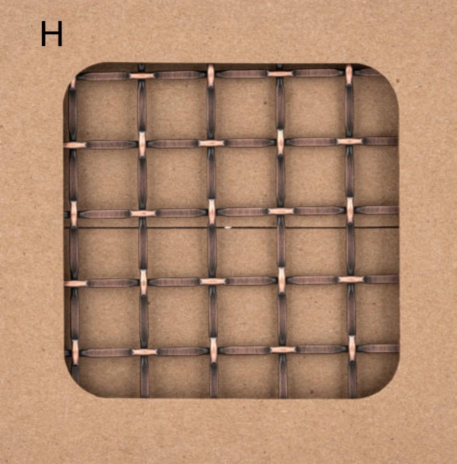 Wire Mesh Brush Oil Bronze Architectural Woven Furniture and Creative Grille Mesh