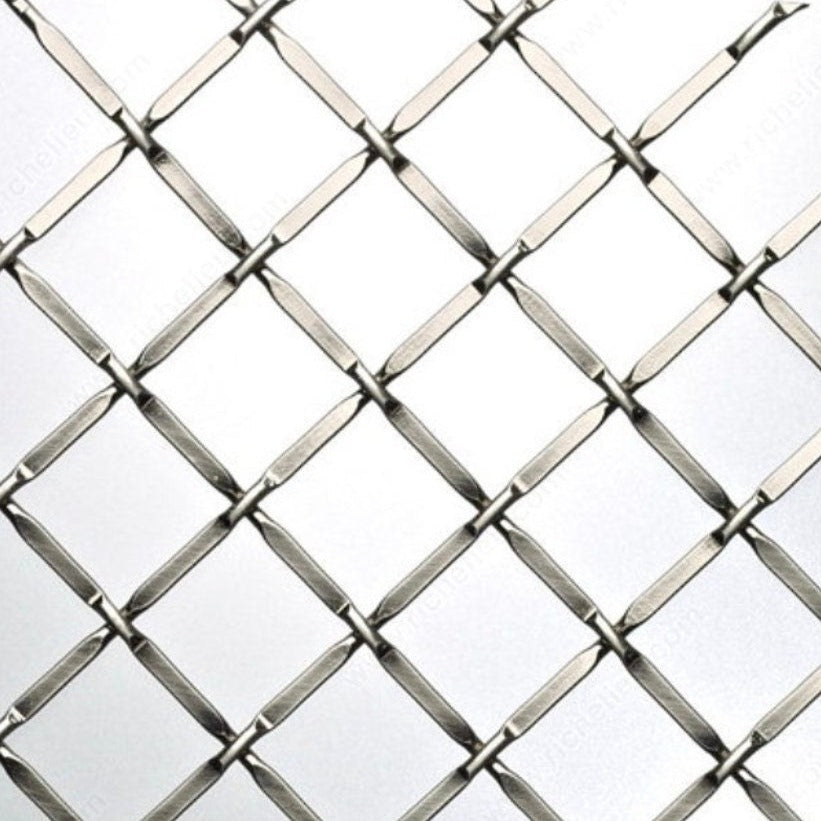 Wire Mesh Brushed Nickel Architectural Woven Furniture and Creative Grille Mesh