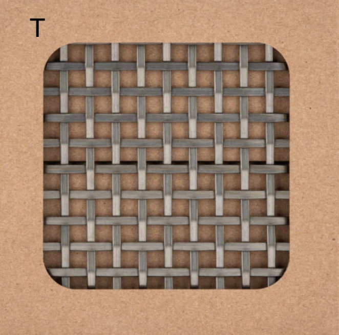 Wire Mesh Pewter Architectural Woven Furniture and Creative Grille Mesh