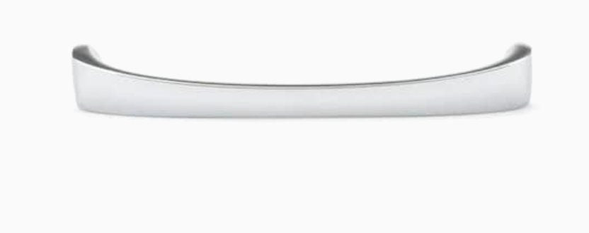 Chrome "Arched 2" Contemporary Cabinet Pulls and Knobs, Drawer Pull, Kitchen Cabinet Hardware.
