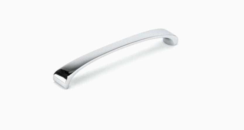 Chrome "Arched 2" Contemporary Cabinet Pulls and Knobs, Drawer Pull, Kitchen Cabinet Hardware.