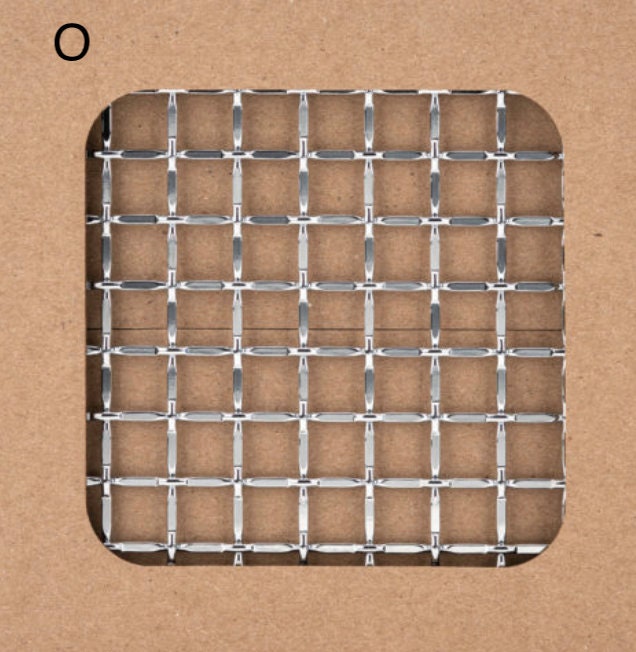 Wire Mesh Chrome Architectural Woven Furniture and Creative Grille Mesh