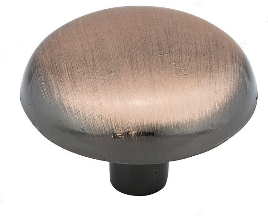 Antique English and Antique Cooper "Rhonda" Round Cabinet Knob, Modern Cabinet Hardware Brass Hardware