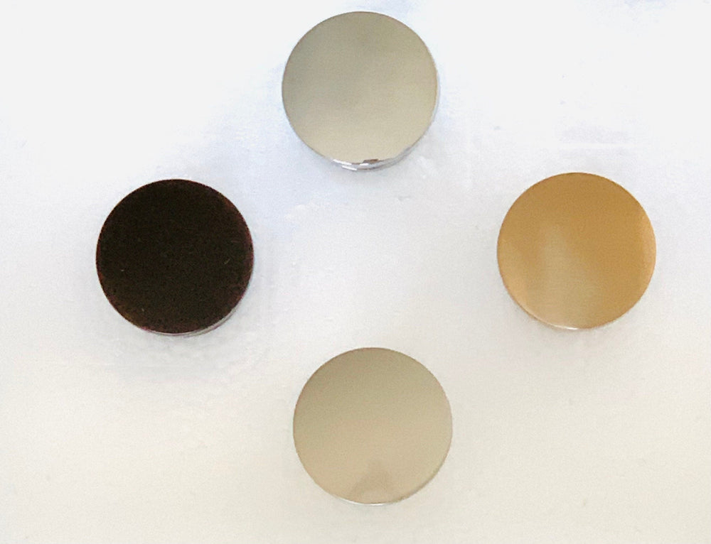 Round Stool Cabinet Drawer Knob, Modern Cabinet Hardware Brass Chrome ,Nickel, Honey Bronze and Champagne Bronze Hardware
