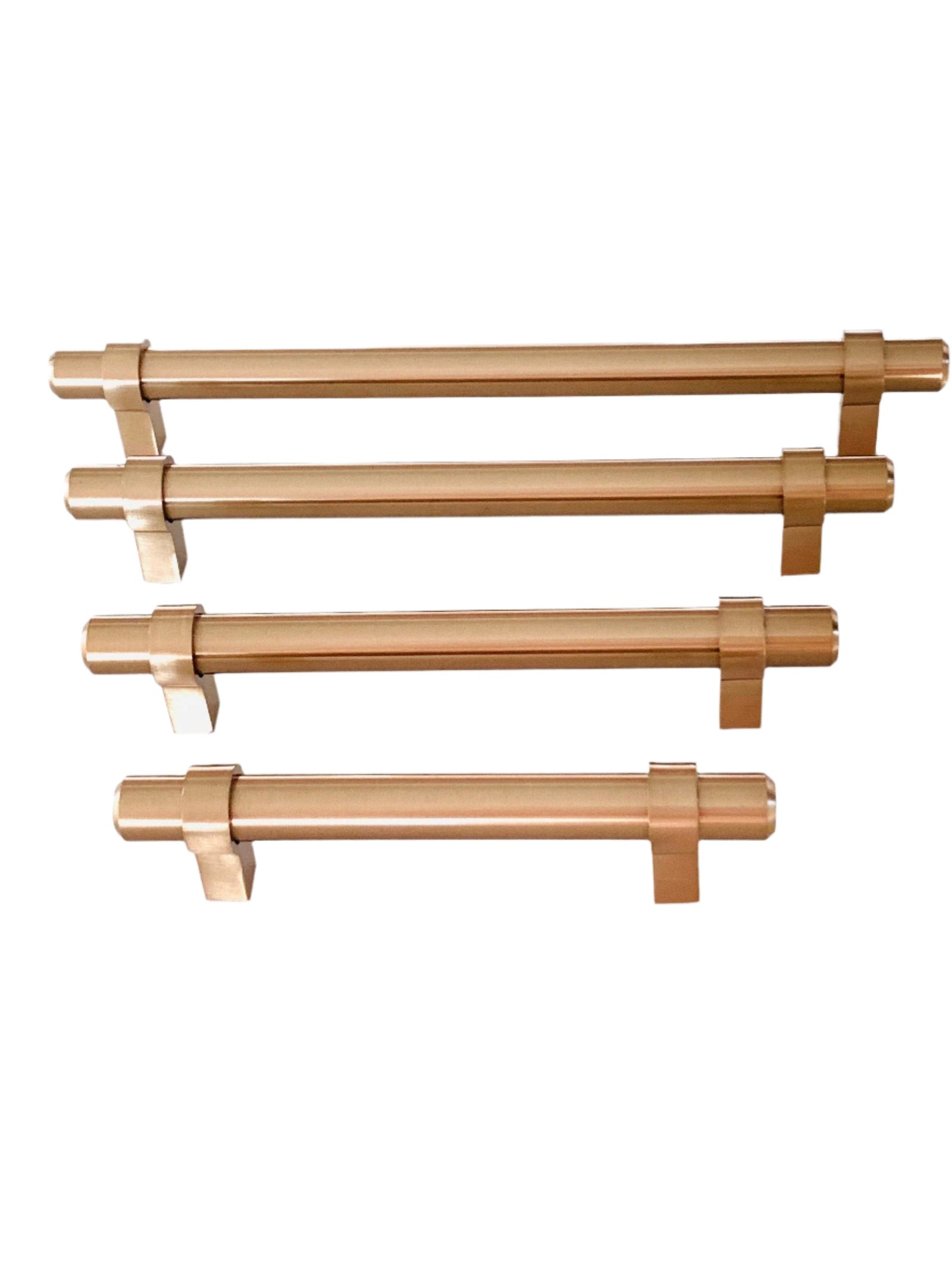 Champagne Bronze "Oprah" Stepped Detail and Streamlined Silhouette Pulls, Cabinet Handles, Modern Cabinet Hardware Farmhouse Drawer Pull