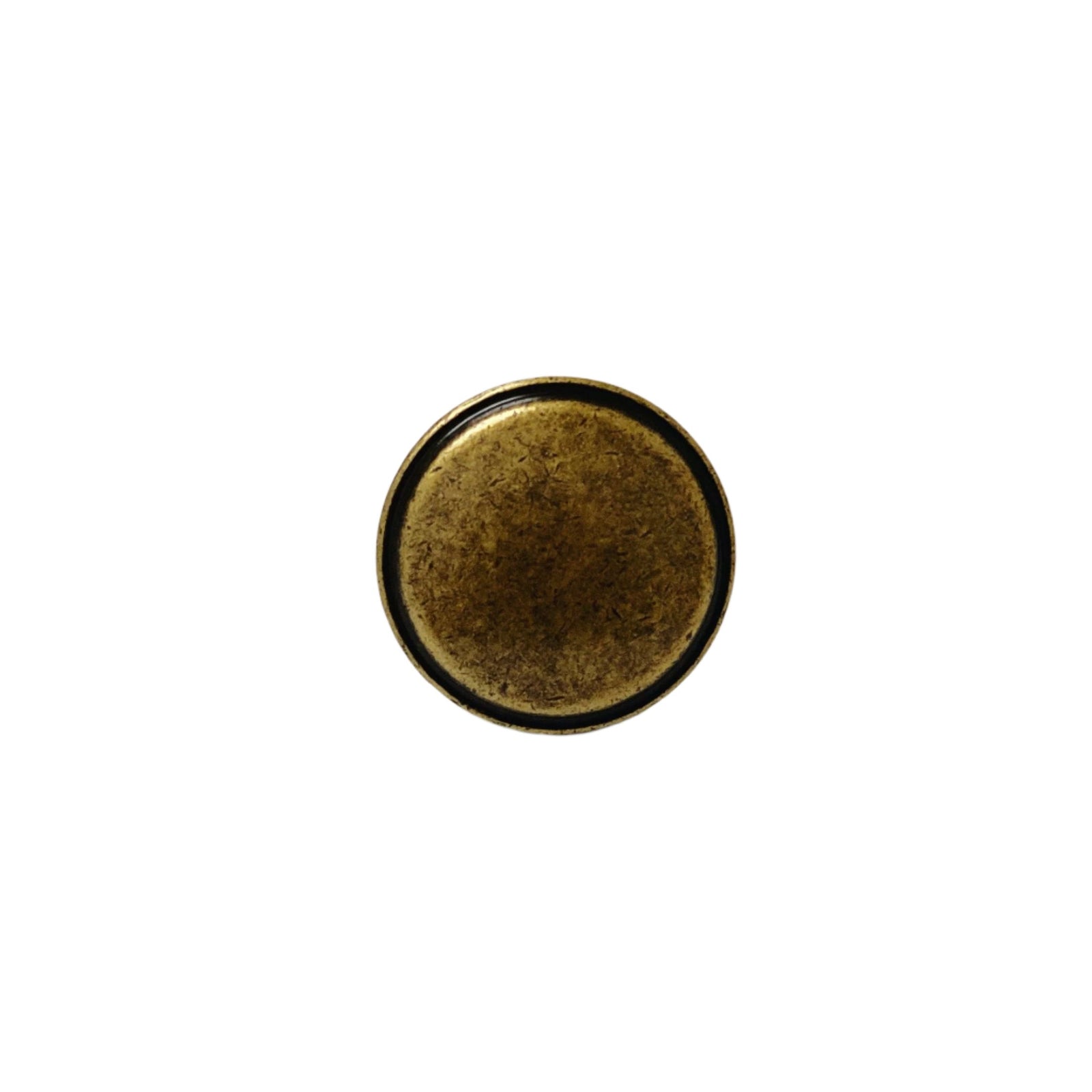 Antique Brass "Dots" Ring Pull and Cabinet Knob