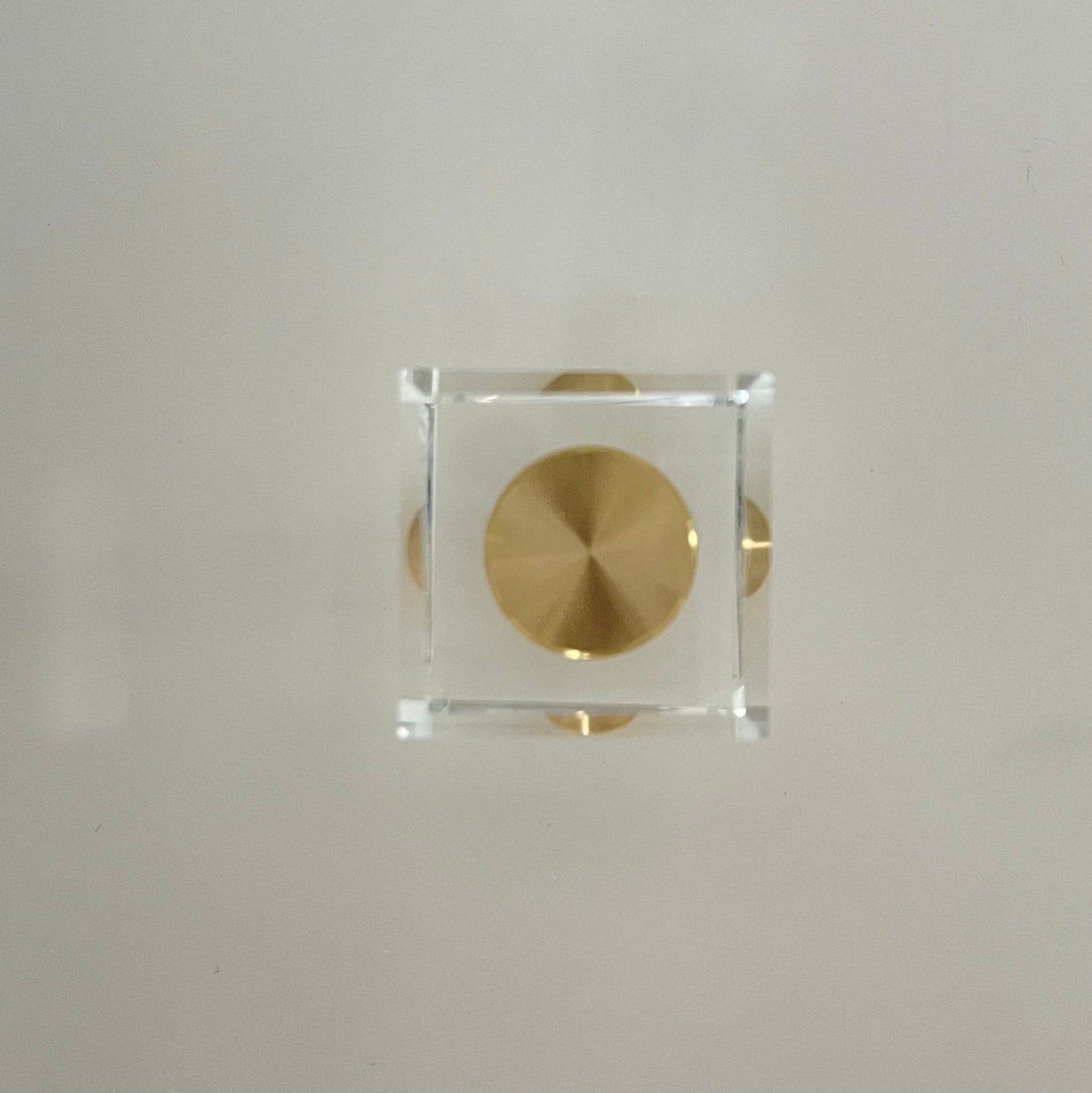 Glass Crystal Knobs Brass Cabinet Knob, Cabinet Hardware, Drawer Furniture Handles