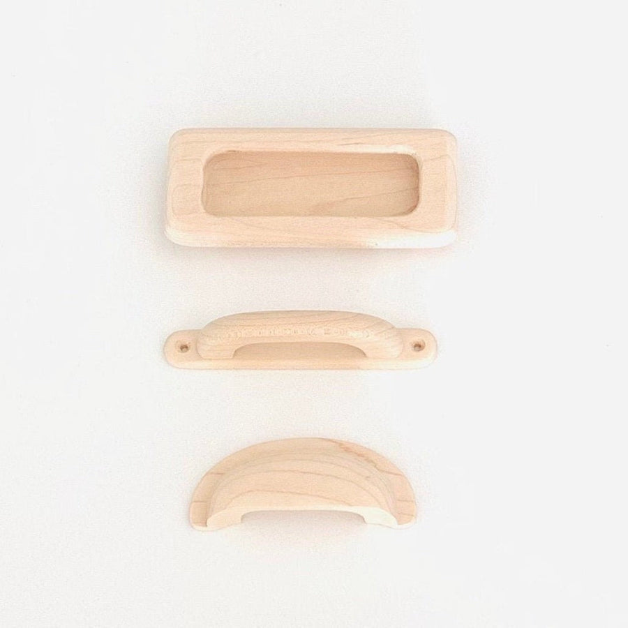 Wooden Unfinished Natural Maple North American Pulls