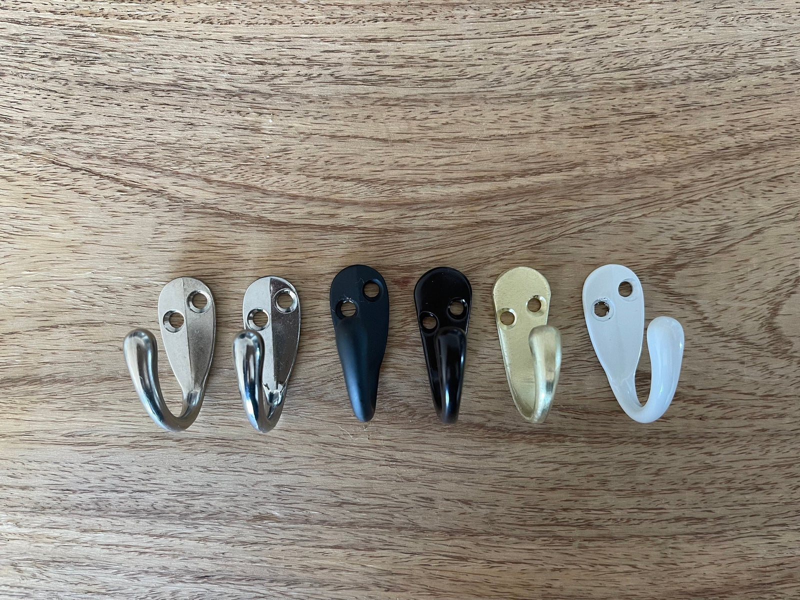 Wall Hook Metal Farmhouse Decor Hardware in multiple finishes.