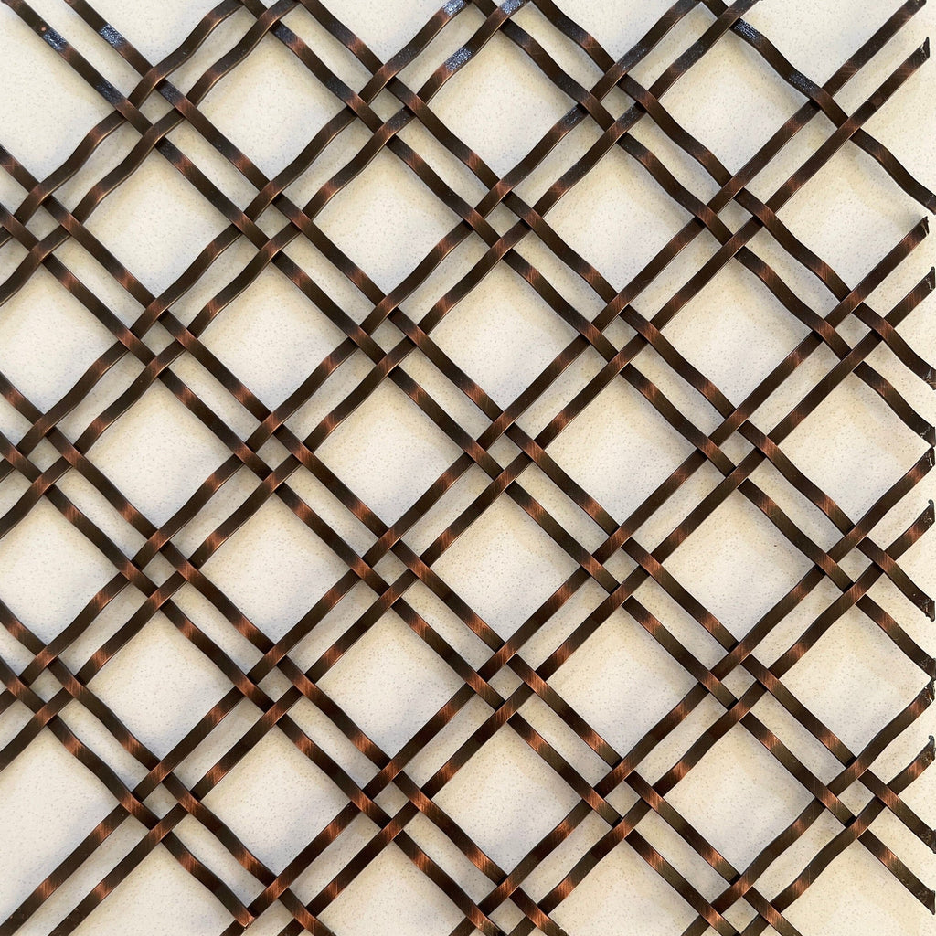 Antique Brass Wire Mesh - Large Woven - Made to Size