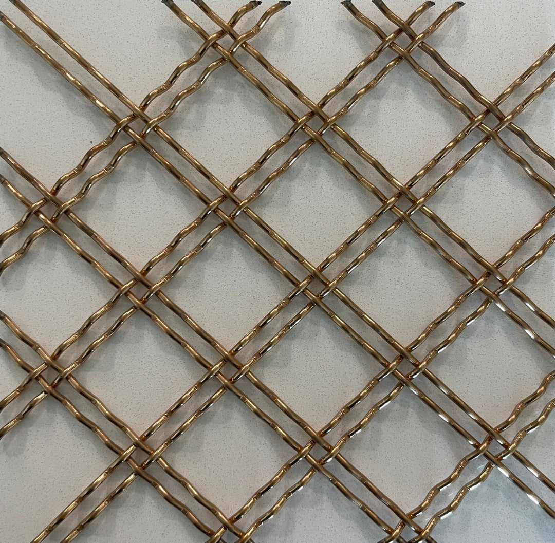 Wire Mesh Bronze Architectural Woven Furniture and Creative Grille