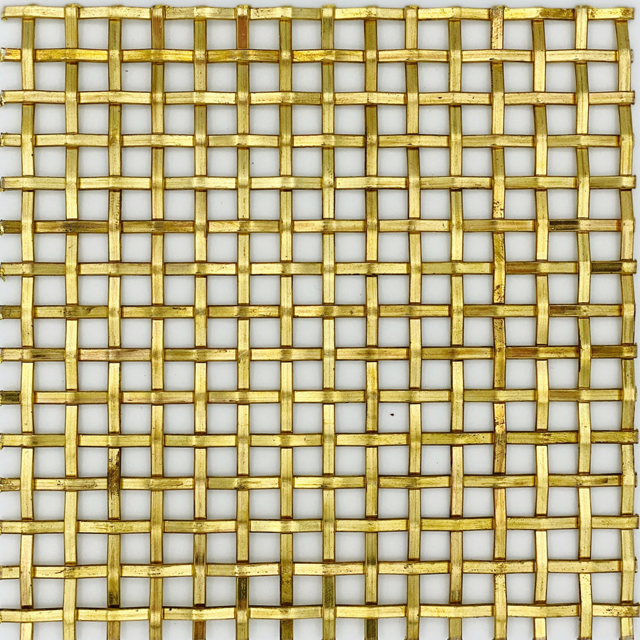 Wire Mesh Satin Brass Architectural Woven Furniture and Creative Grille Mesh - Purdy Hardware - Wire Mesh